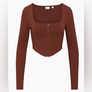 Aritzia Sunday Best Maverick Bustier Longsleeve Top XS